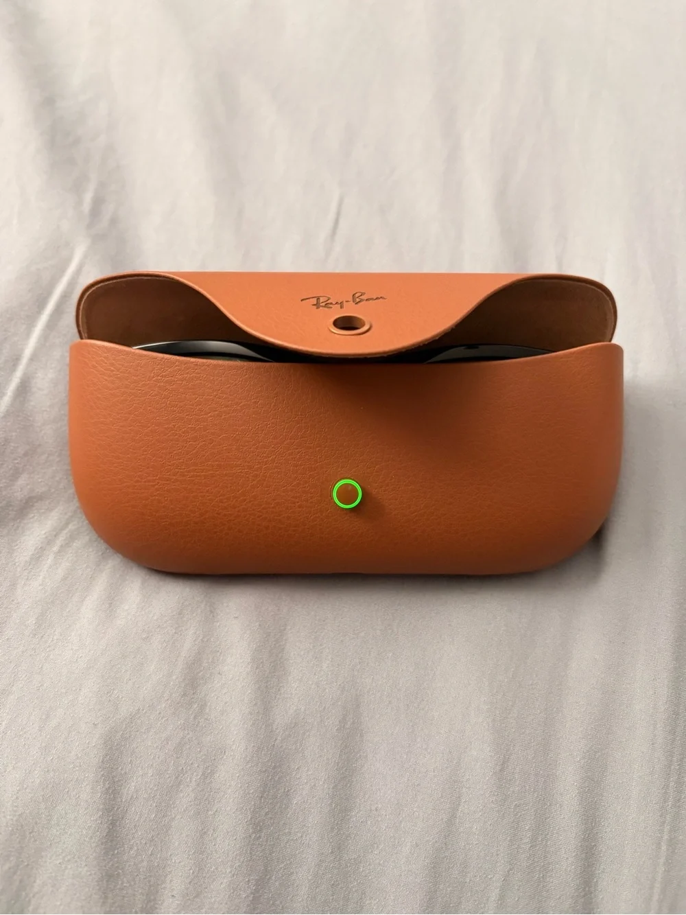 Ray-Ban Black Men's Wayfarer Optical Glasses with Tan Case